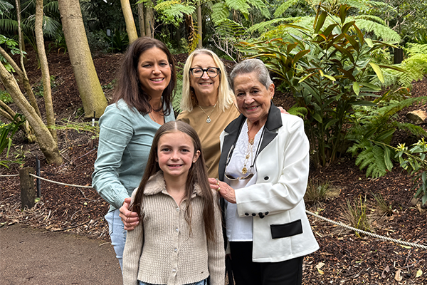 Family in Rainforest
